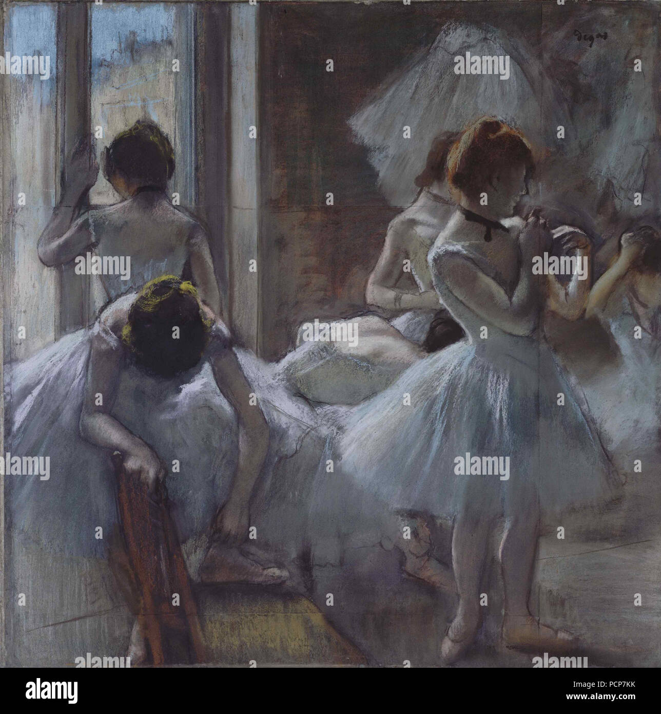 Danseuses, 1884-1885. Stockfoto