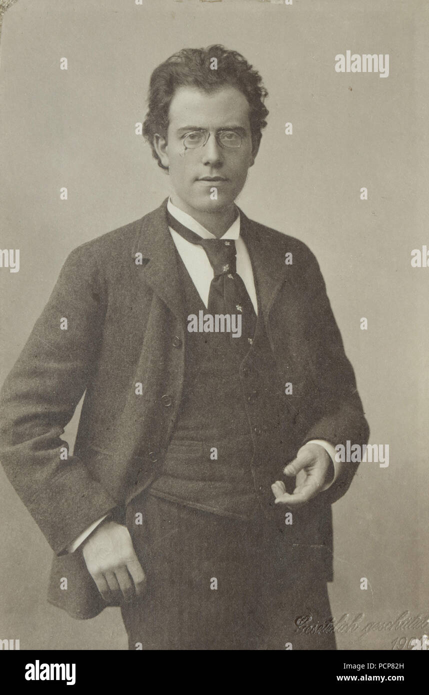 Porträt von Gustav Mahler (1860-1911), 1907. Stockfoto
