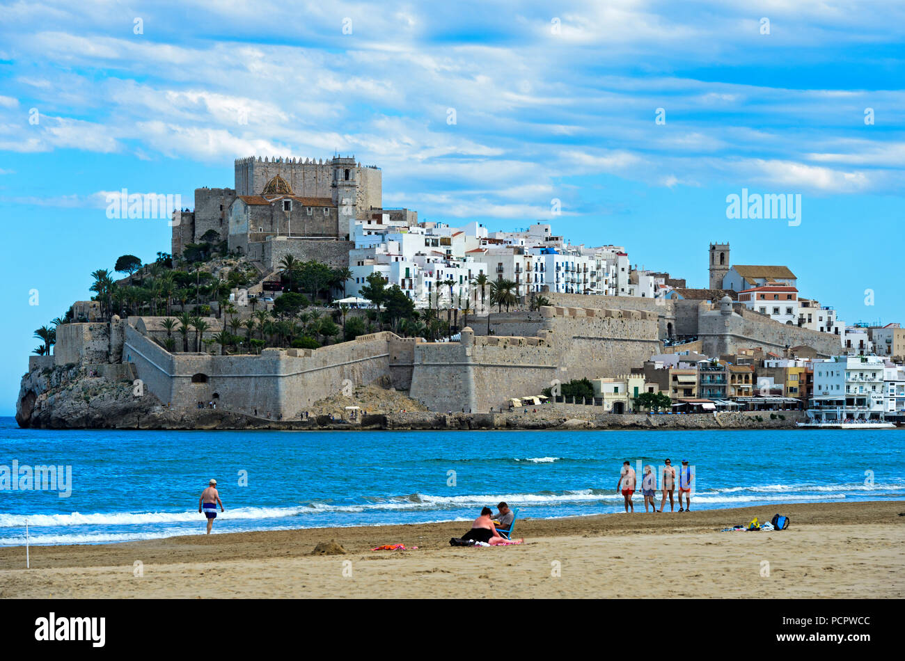 Peníscola Burg von Peníscola, Costa del Azahar, Provinz Castellon