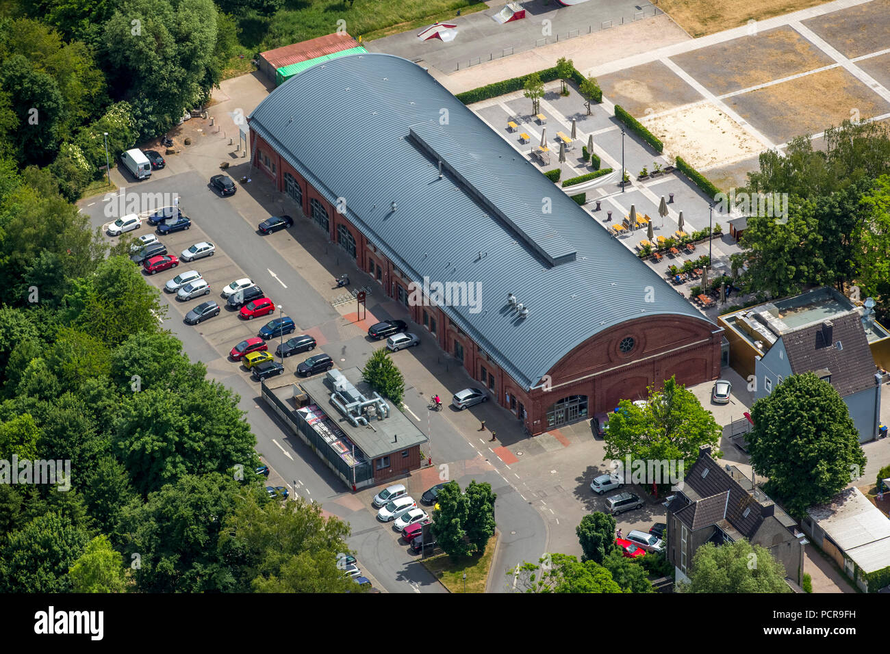 Kulturzentrum Rohrmeisterei Schwerte, Event Center, kulturellen Treffpunkt, Denkmalschutz, Schwerte, Ruhrgebiet, Nordrhein-Westfalen, Deutschland Stockfoto