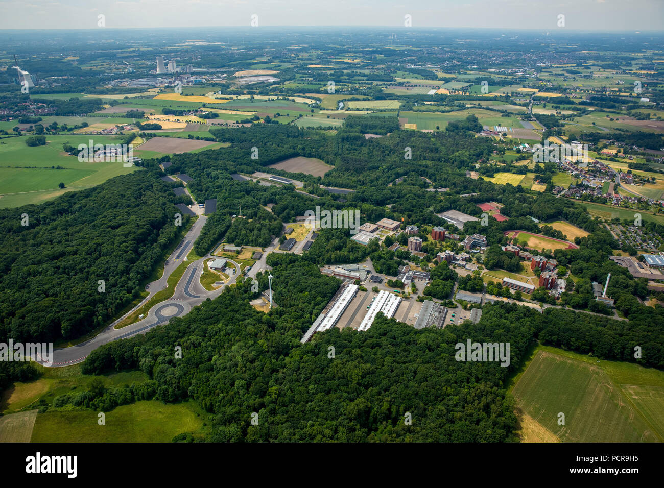 Selm LAFP NRW, Polizei Schule Selm, Selm, Ruhrgebiet, Nordrhein-Westfalen, Deutschland Stockfoto