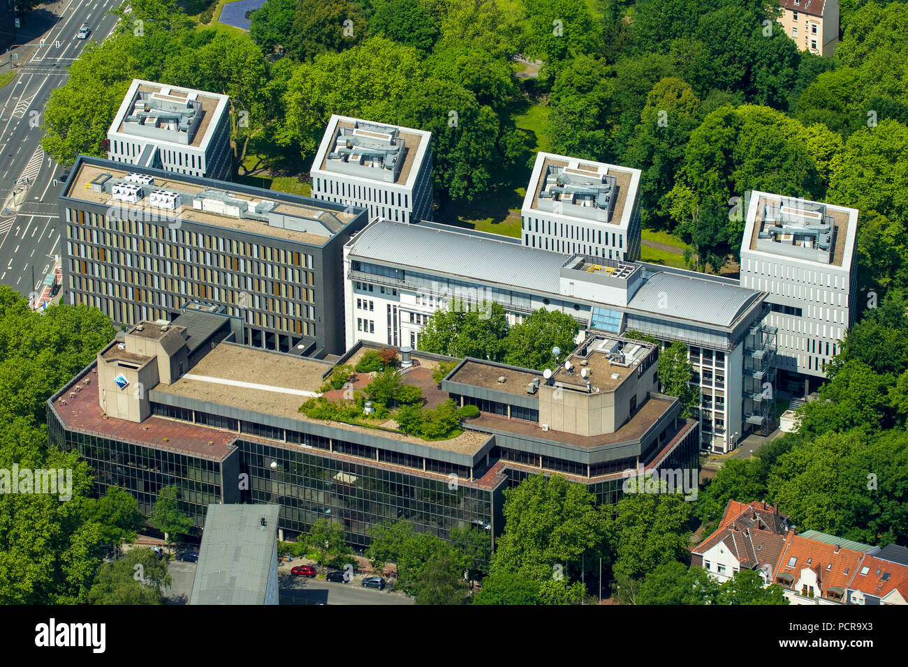 ARAL Sitz Bochum, BP-Verwaltung, Energy, Oil Company, Tankstelle Netzwerk, Bochum, Ruhrgebiet, Nordrhein-Westfalen, Deutschland Stockfoto