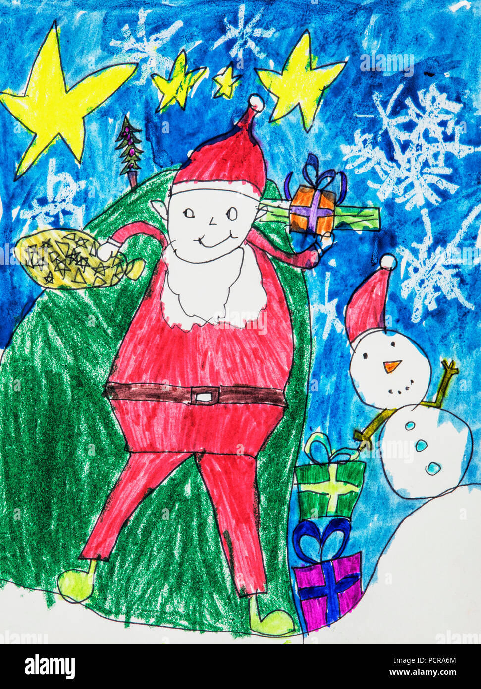 Weihnachtsmann zeichnung -Fotos und -Bildmaterial in hoher ..., حجم الصورة 971x1390