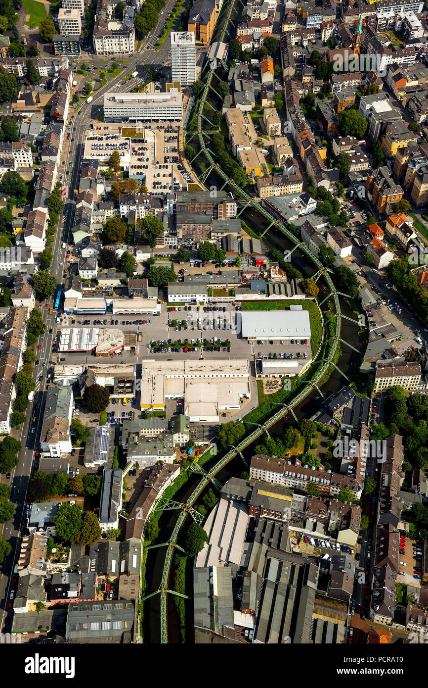 Wuppertaler Schwebebahn, Stahlgerüst, ÖPNV, Tal der Wupper, Wuppertal