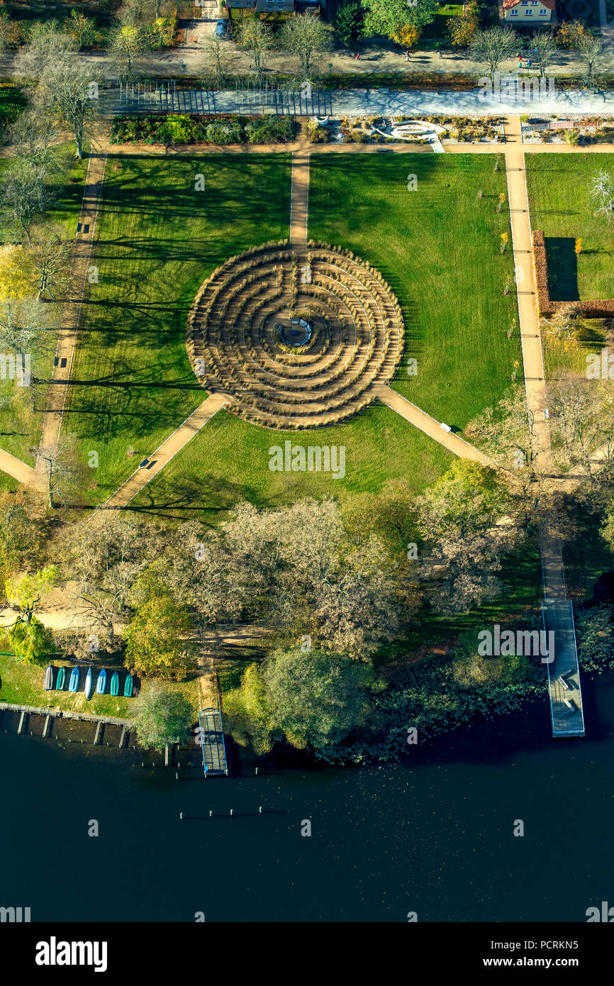 Gartenlabyrinth Luftaufnahme Stockfotos und bilder Kaufen Alamy