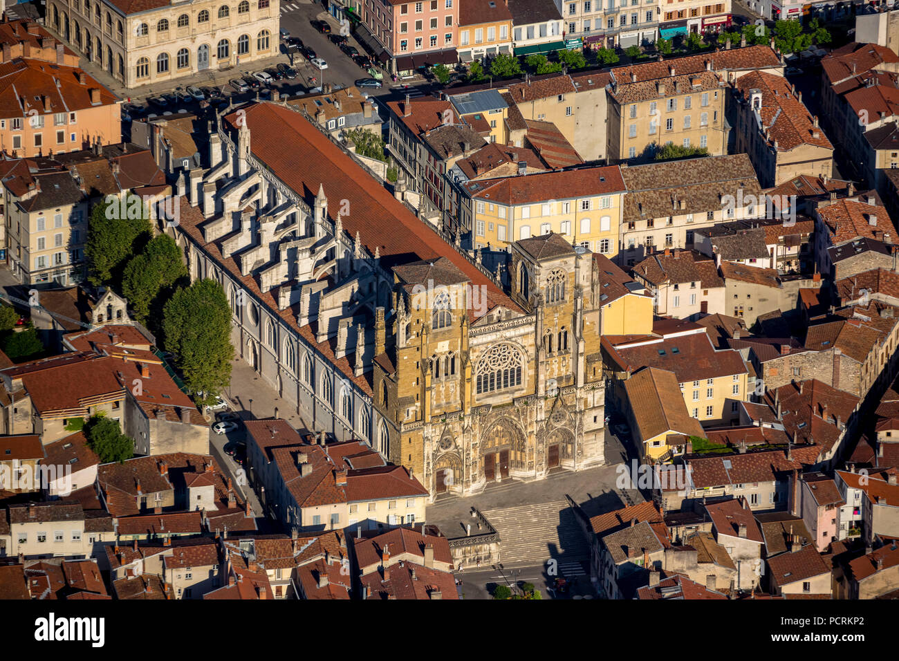 Vienne, Rhône, römische Theater von Jazz à Vienne Festival, Stadtzentrum, Stadt, Panorama, Sainte-Colombe, Isère Abteilung, Auvergne-Rh ône-Alpes, Frankreich Stockfoto