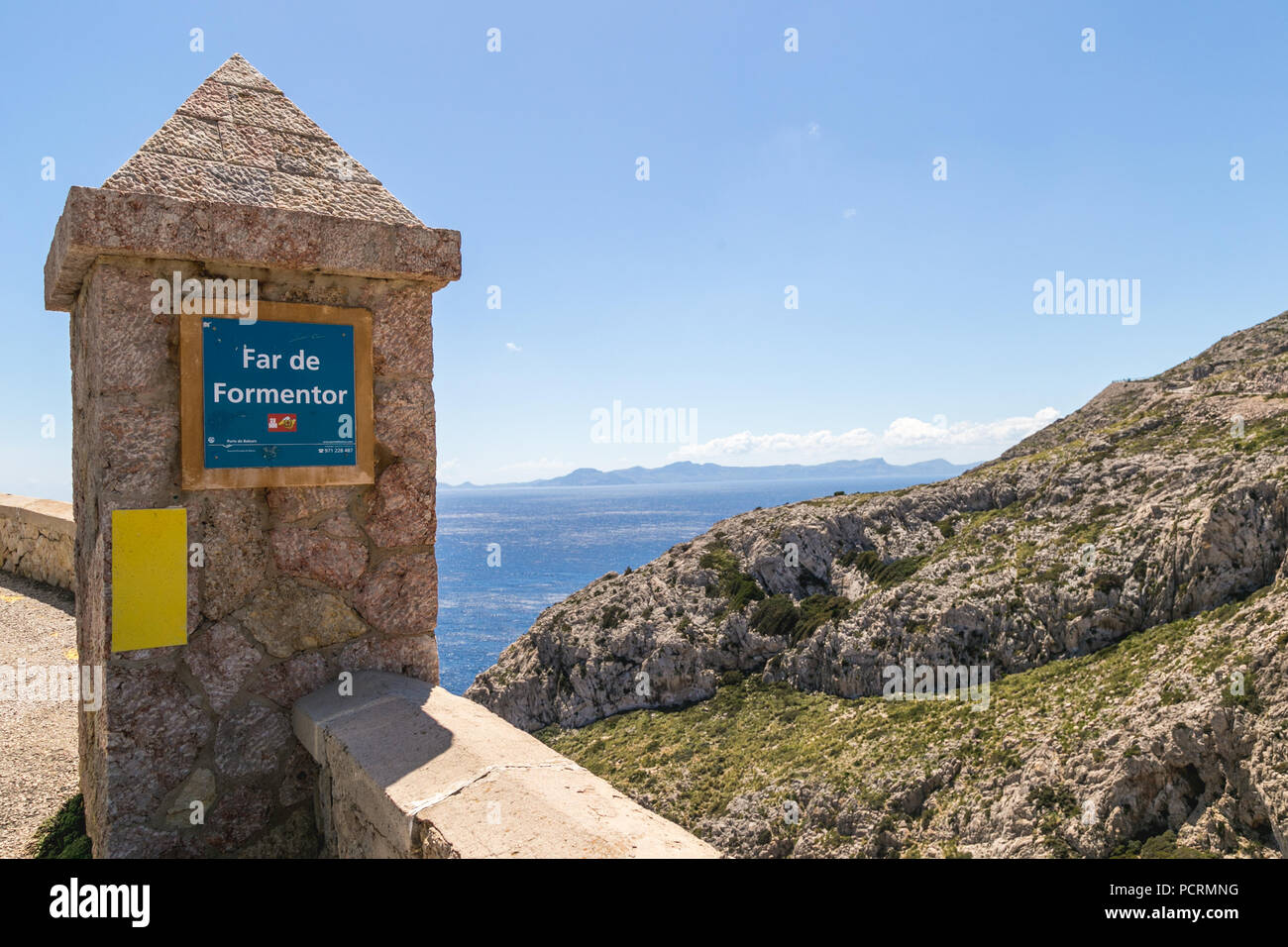 Straße zu weit de Formentor, Mallorca Insel Stockfoto