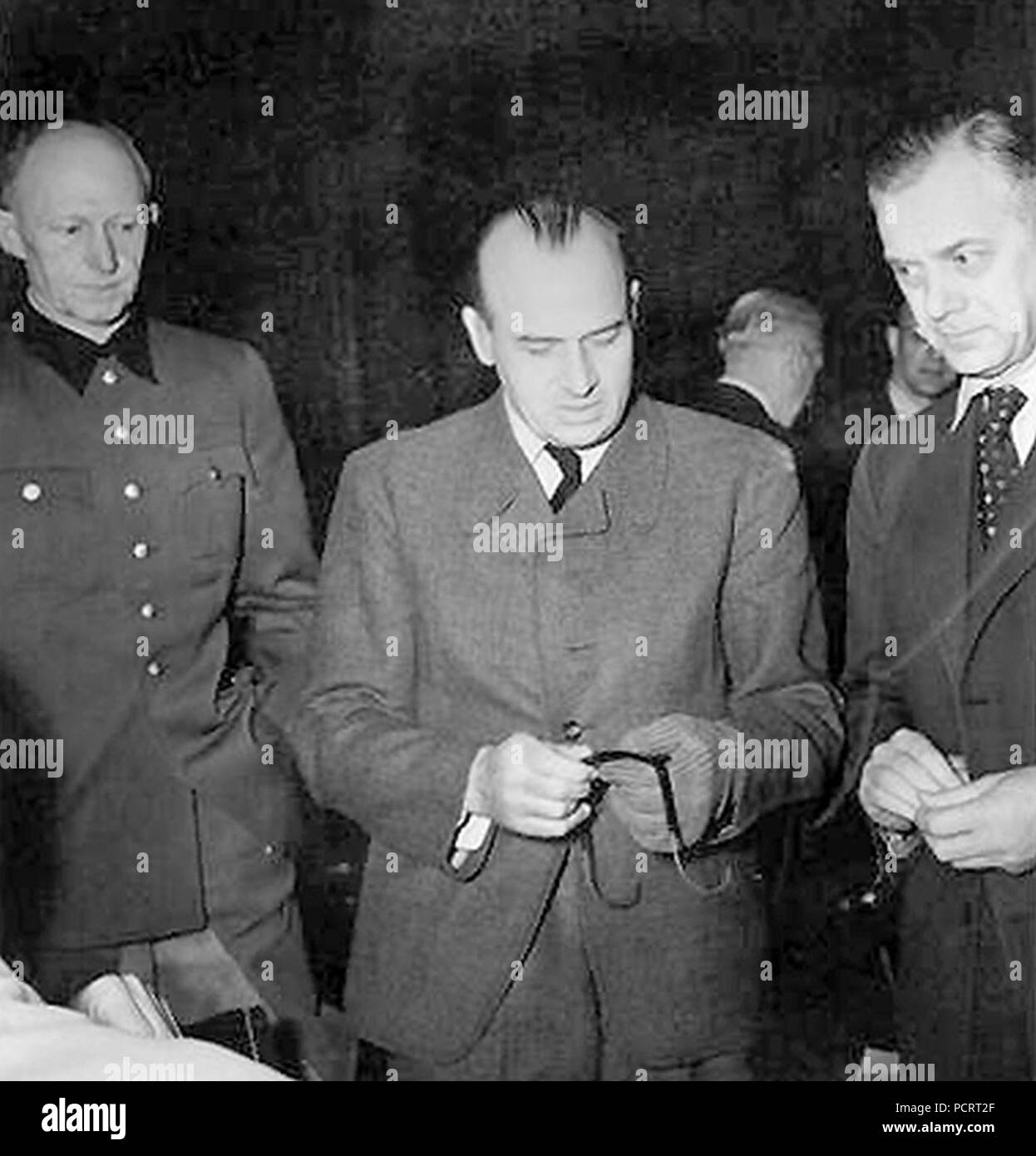 Alfred Jodl Hans Frank Alfred Rosenberg. Stockfoto