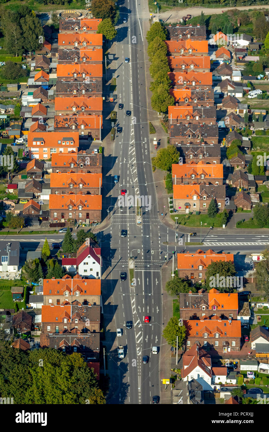 Gladbecker Straße Bergbau Siedlung, Strasse Siedlung mit Hinterhöfen