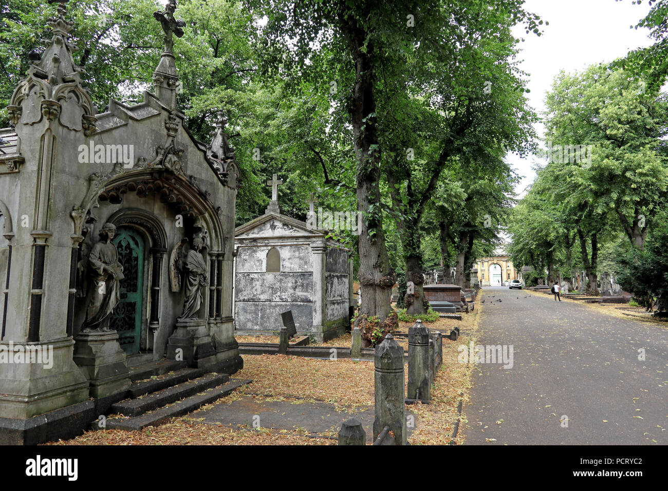 Grabstein des Flug Sub-lieutenant Reginald Warneford, V. C., Brompton Friedhof, London, England Stockfoto