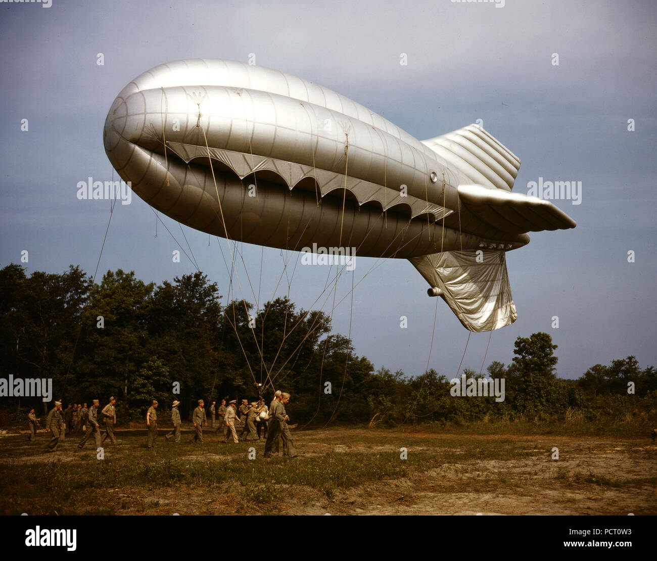 Barrage balloons, Parris Island, S.C. - Mai 1942 Stockfoto