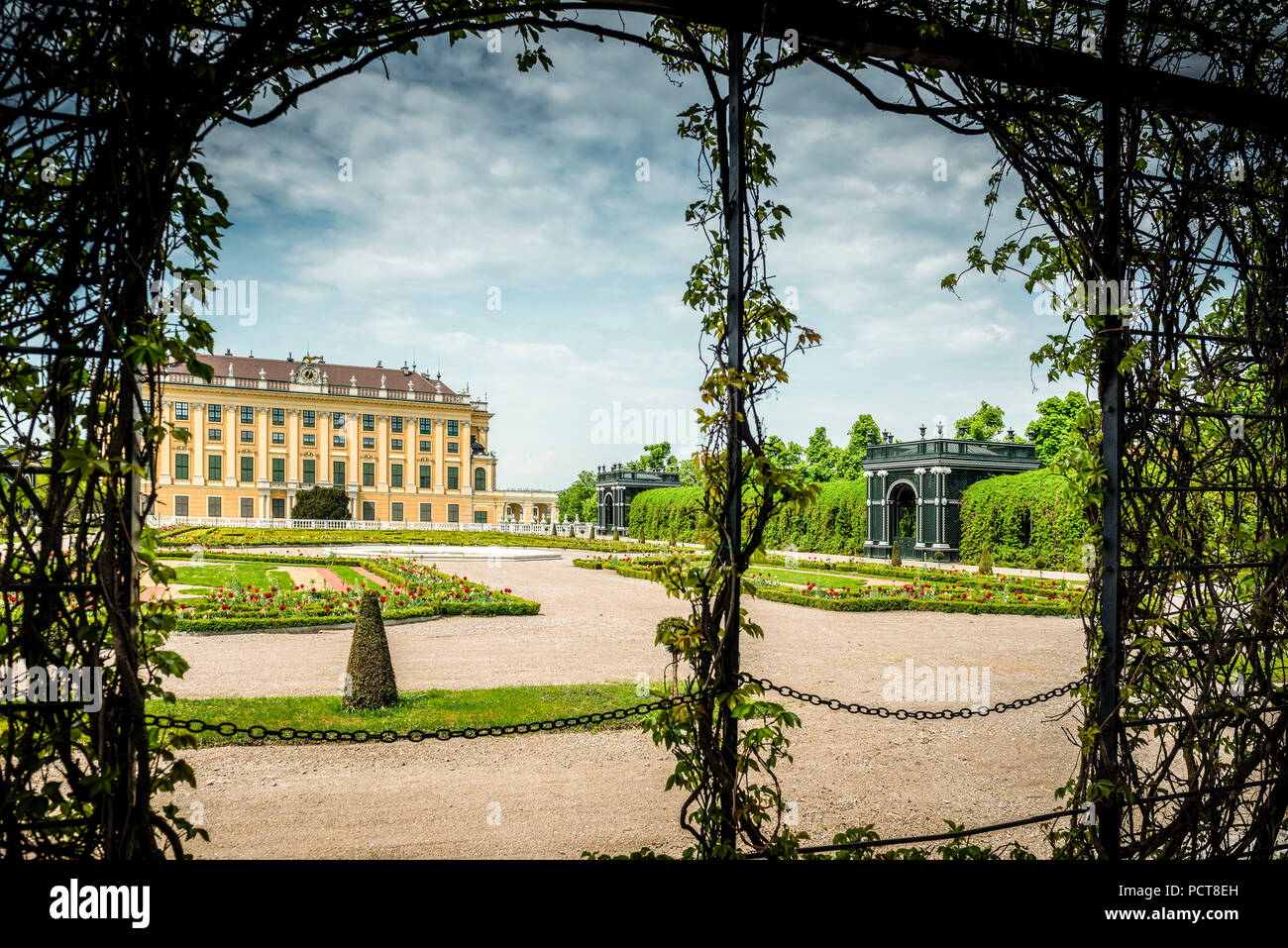 Europa, Österreich, Wien, Schloss, Palast, das Schloss Schönbrunn, Wien, Österreich, Architektur, Kapital Stockfoto