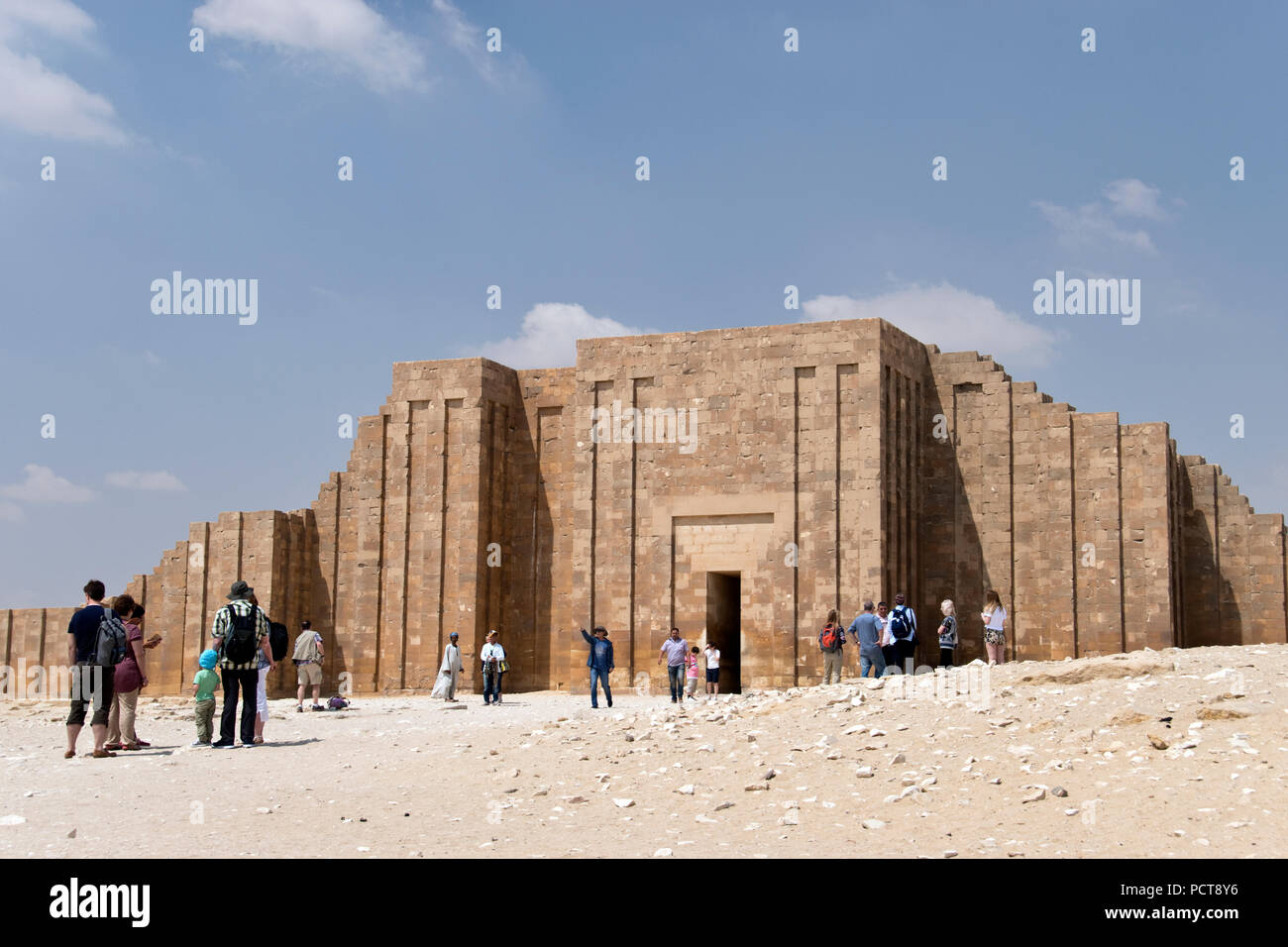 Eingang Zum Saqqara Nekropole Die Hauser Der Pyramide Des Djoser
