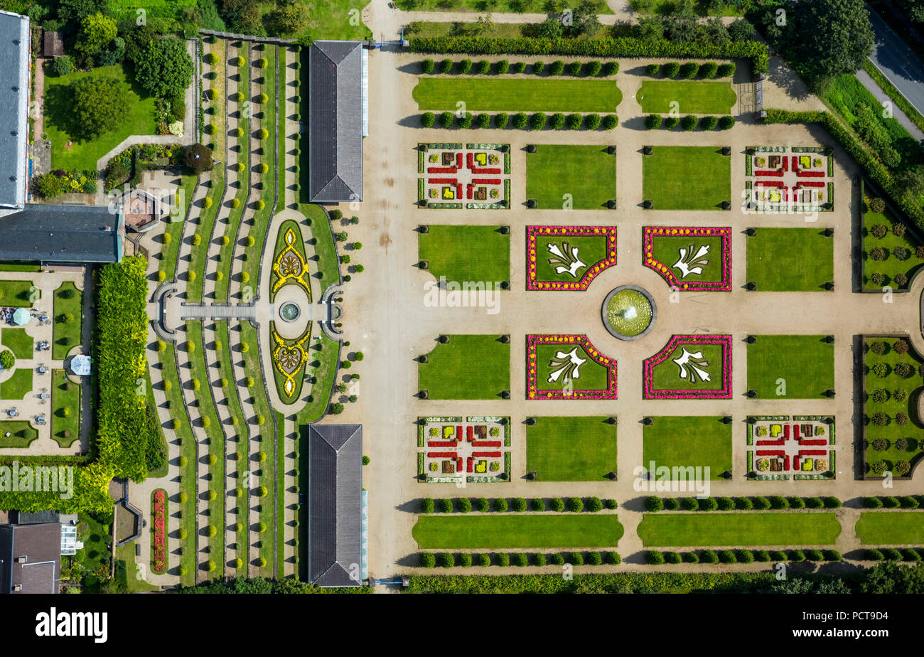Luftbild Kamp Abtei Mit Terrassierten Garten Und Franzosischer Garten Barockgarten Kamp Lintfort Niederrhein Nordrhein Westfalen Deutschland Stockfotografie Alamy