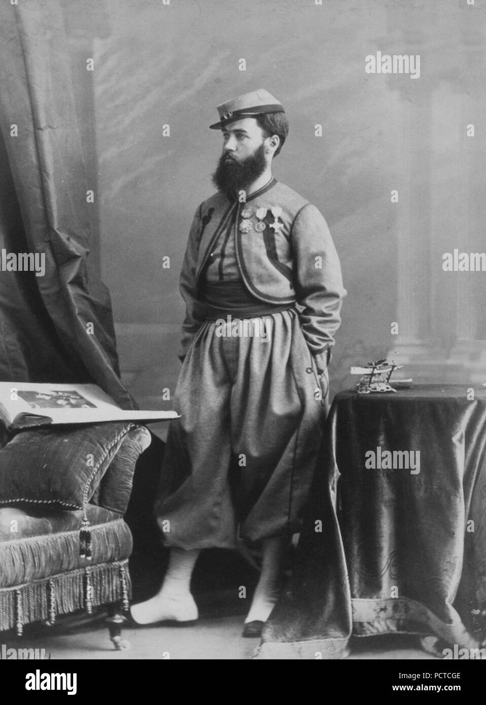 Alfred Laroque päpstliche Zouave Montreal QC 1868. Stockfoto