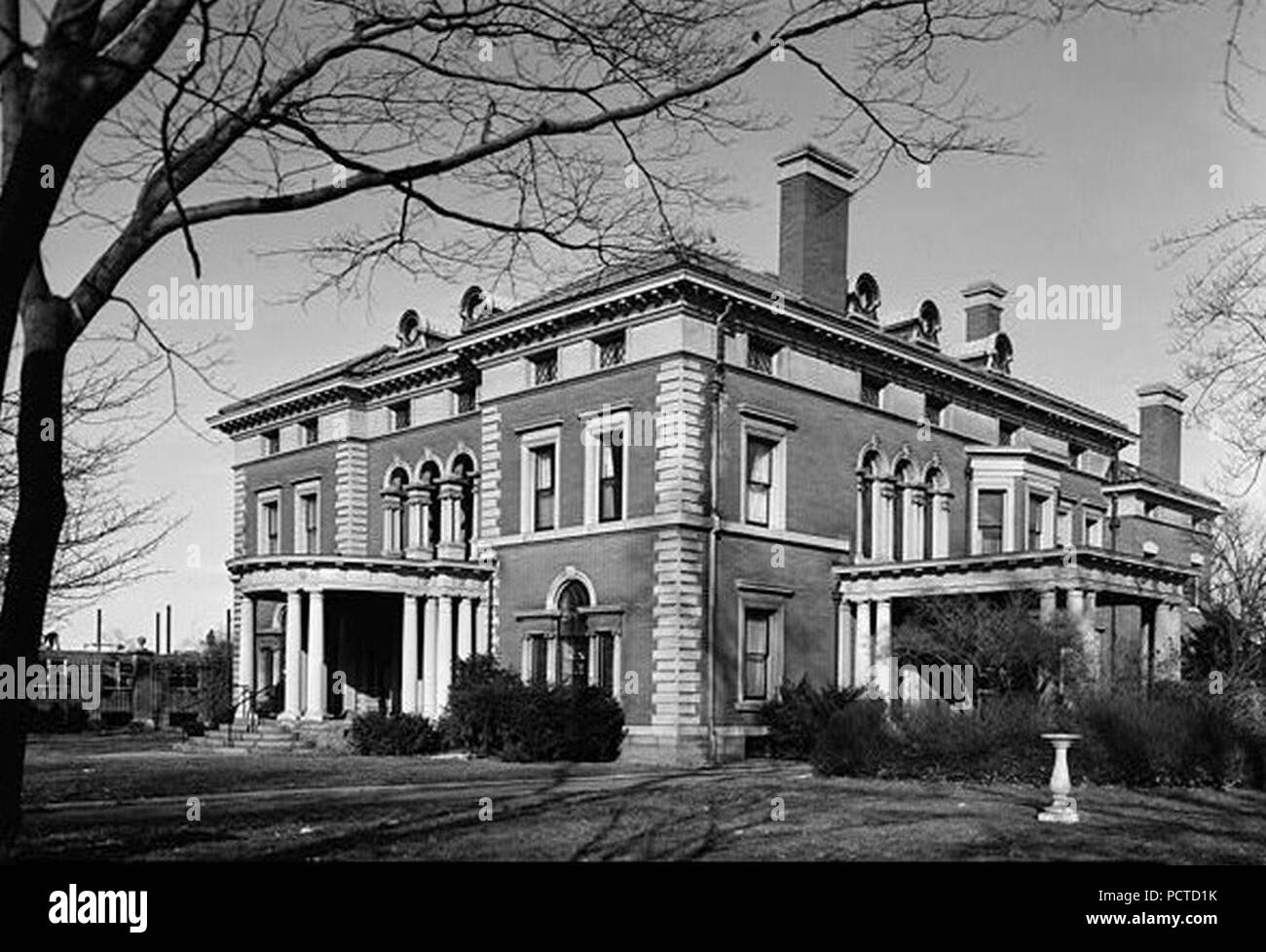 Alonzo Roberson Haus 30 Front Street Binghamton Broome County (New York). Stockfoto