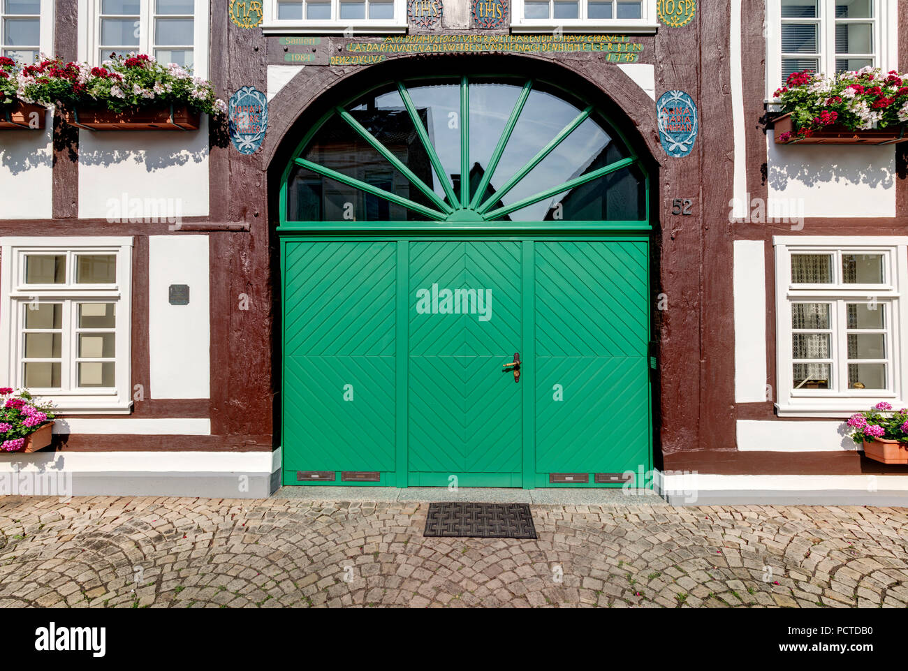 Lugde Altstadt Haus Haus Fassade Teutoburger Wald Eggegebirge