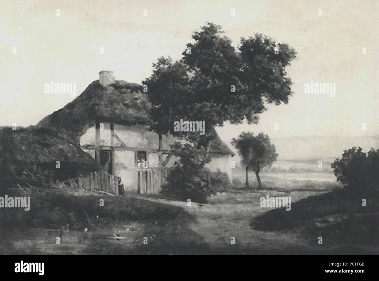 Alois Bubak 22.8.1824-6.3.1870 - Údolí Jizery. Stockfoto