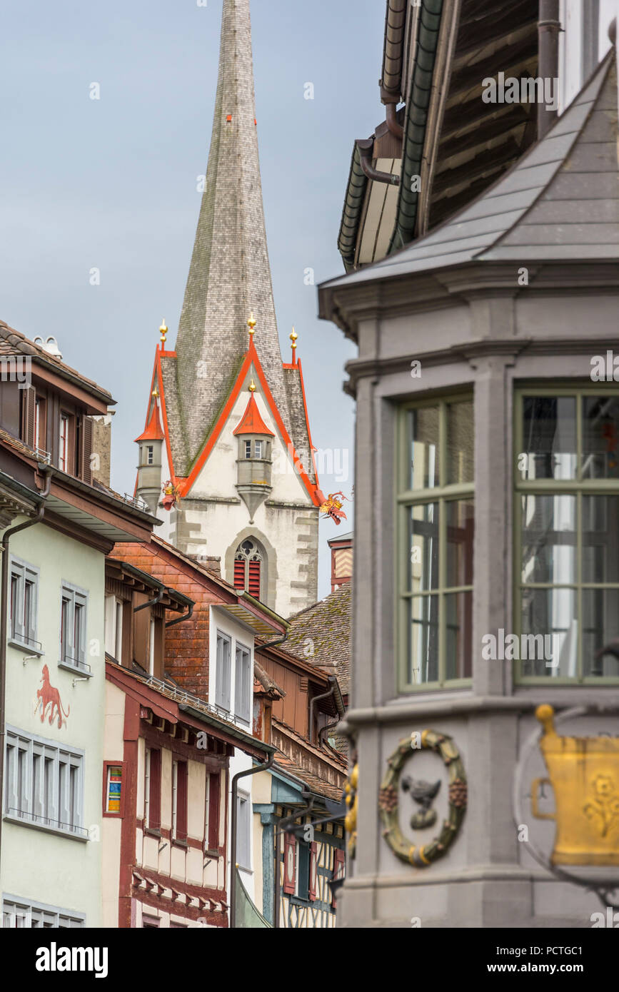 Church Schaffhausen Switzerland Stockfotos und -bilder Kaufen - Alamy