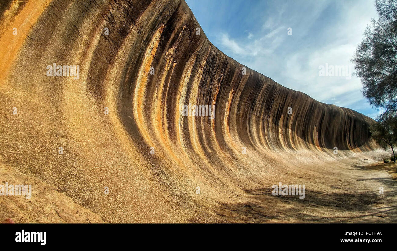 Australien, Wave Rock Stockfoto