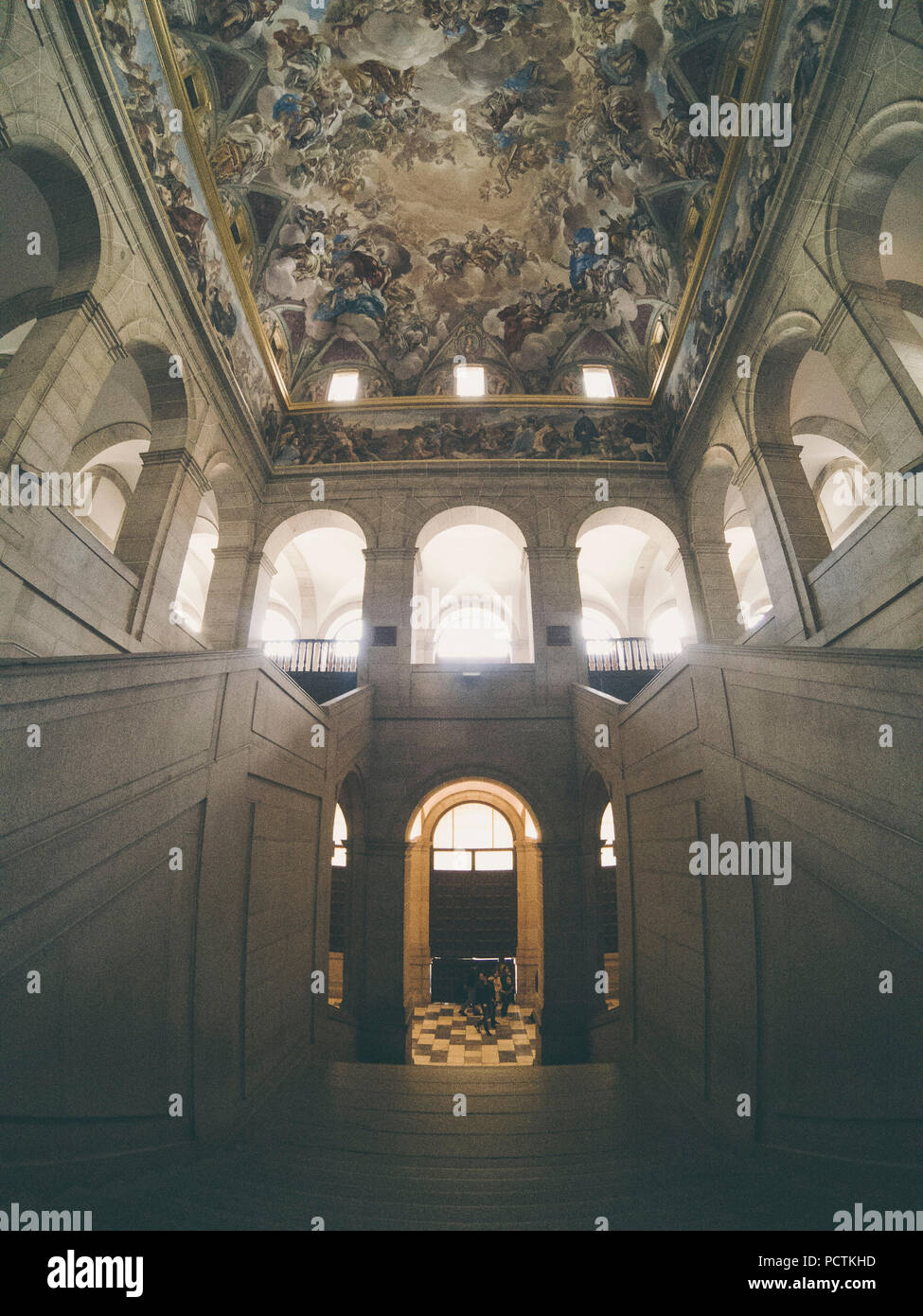 El Escorial in Madrid Stockfoto