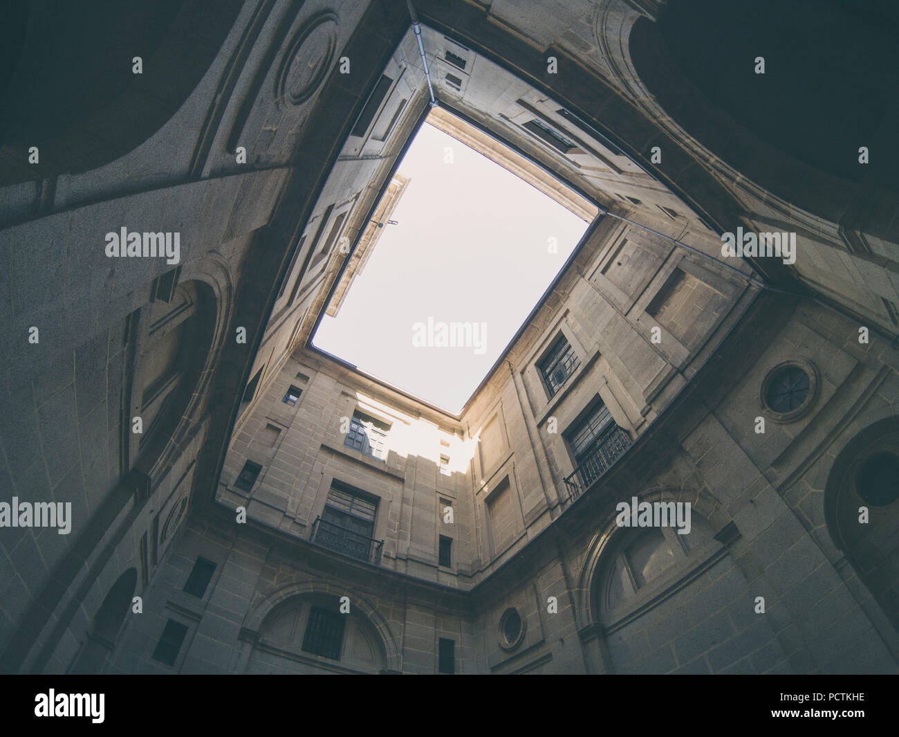 El Escorial in Madrid Stockfoto