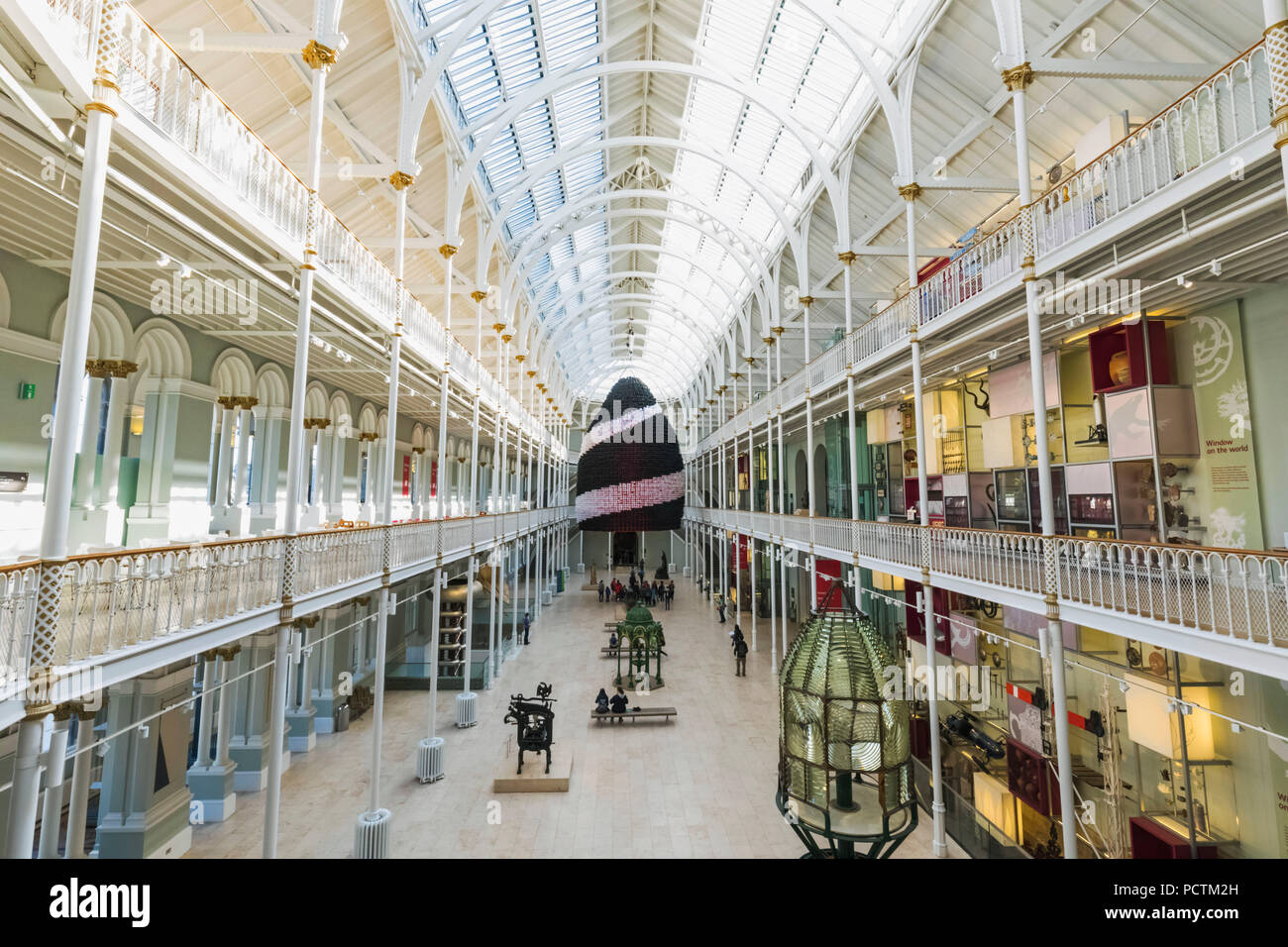 Großbritannien, Schottland, Edinburgh, das National Museum of Scotland, Innenansicht Stockfoto