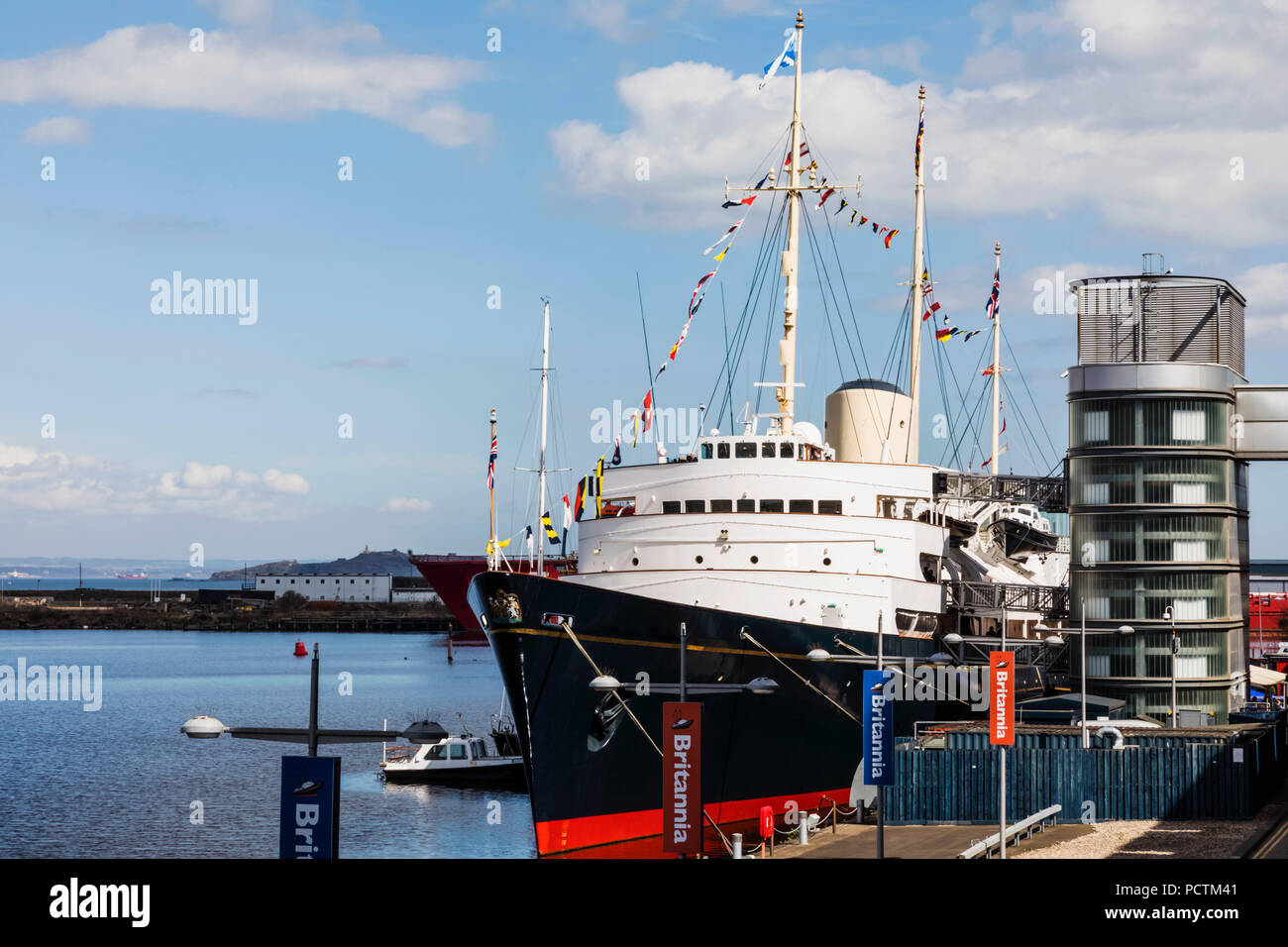 Großbritannien, Schottland, Edinburgh, Leith, die Royal Yacht Britannia Museum Stockfoto