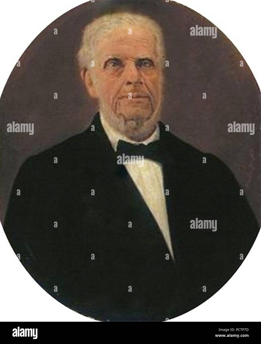Almeida Indiana Junior-Retrato de Antonio Paes de Barros (primeiro Barão de Piracicaba) 1876. Stockfoto