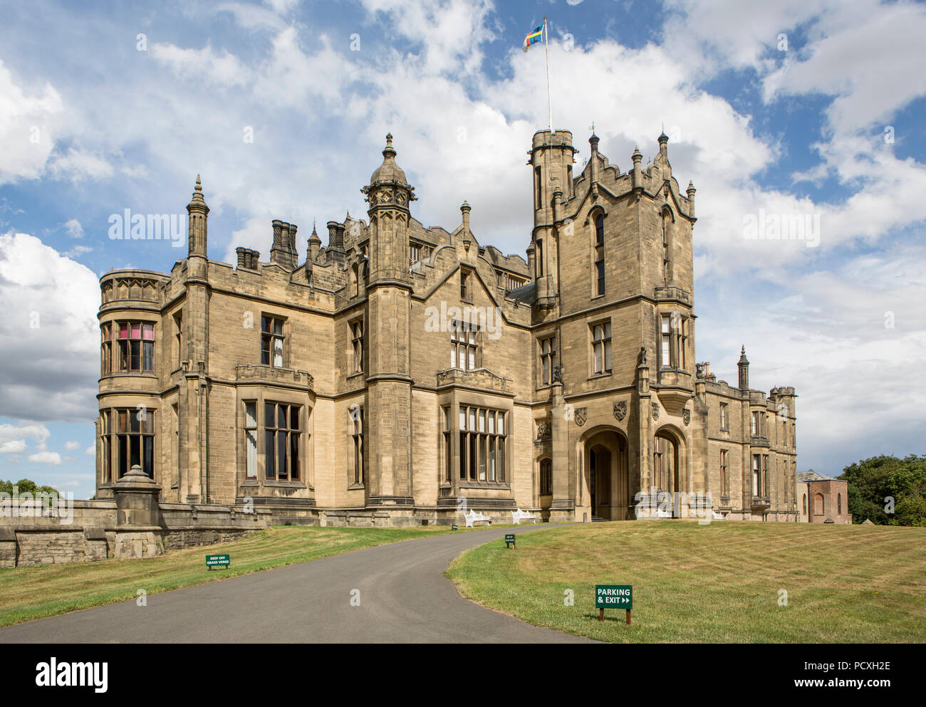 Allerton Schloss, Allerton Mauleverer, North Yorkshire, England. Stockfoto