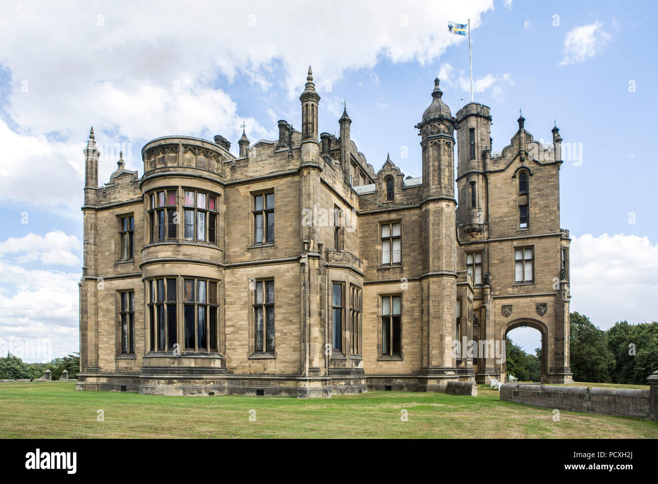 Allerton Schloss, Allerton Mauleverer, North Yorkshire, England. Stockfoto