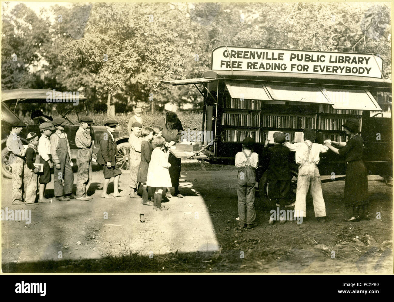 Buchen Sie Auto, Greenville County, South Carolina Stockfoto