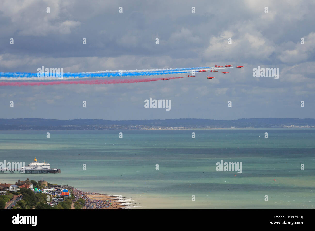 Eastbourne, UK, 19. August 2017. Airbourne: Eastbourne International Airshow 2017. Stockfoto