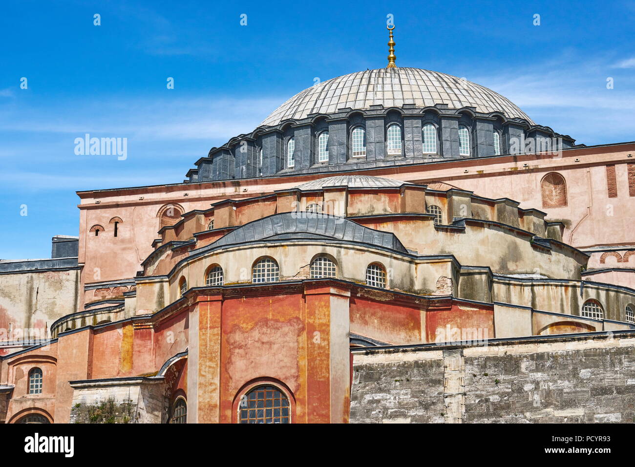 Die Hagia Sophia, Ayasofya, Istanbul, Türkei Stockfoto