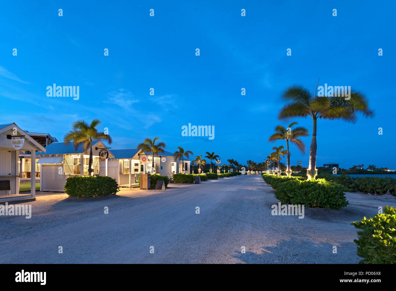 Mahagoni Bay Resort & Beach Club, Belize Stockfoto