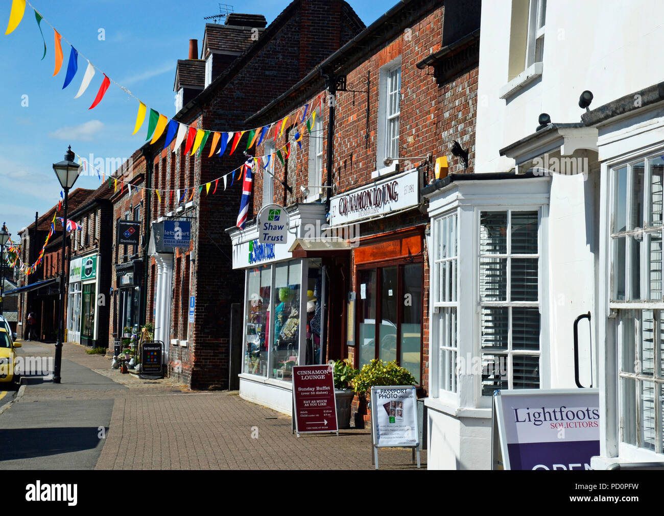 High Street, Princes Risborough, Buckinghamshire, England, Großbritannien Stockfoto