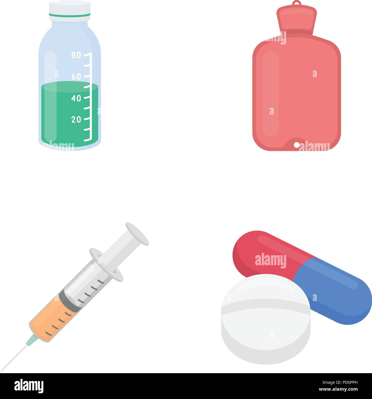 Losung Warmer Die Spritze Die Pillen Medizin Sammlung Icons Im Comic Stil Vektor Symbol Lieferbar Abbildung Stock Vektorgrafik Alamy