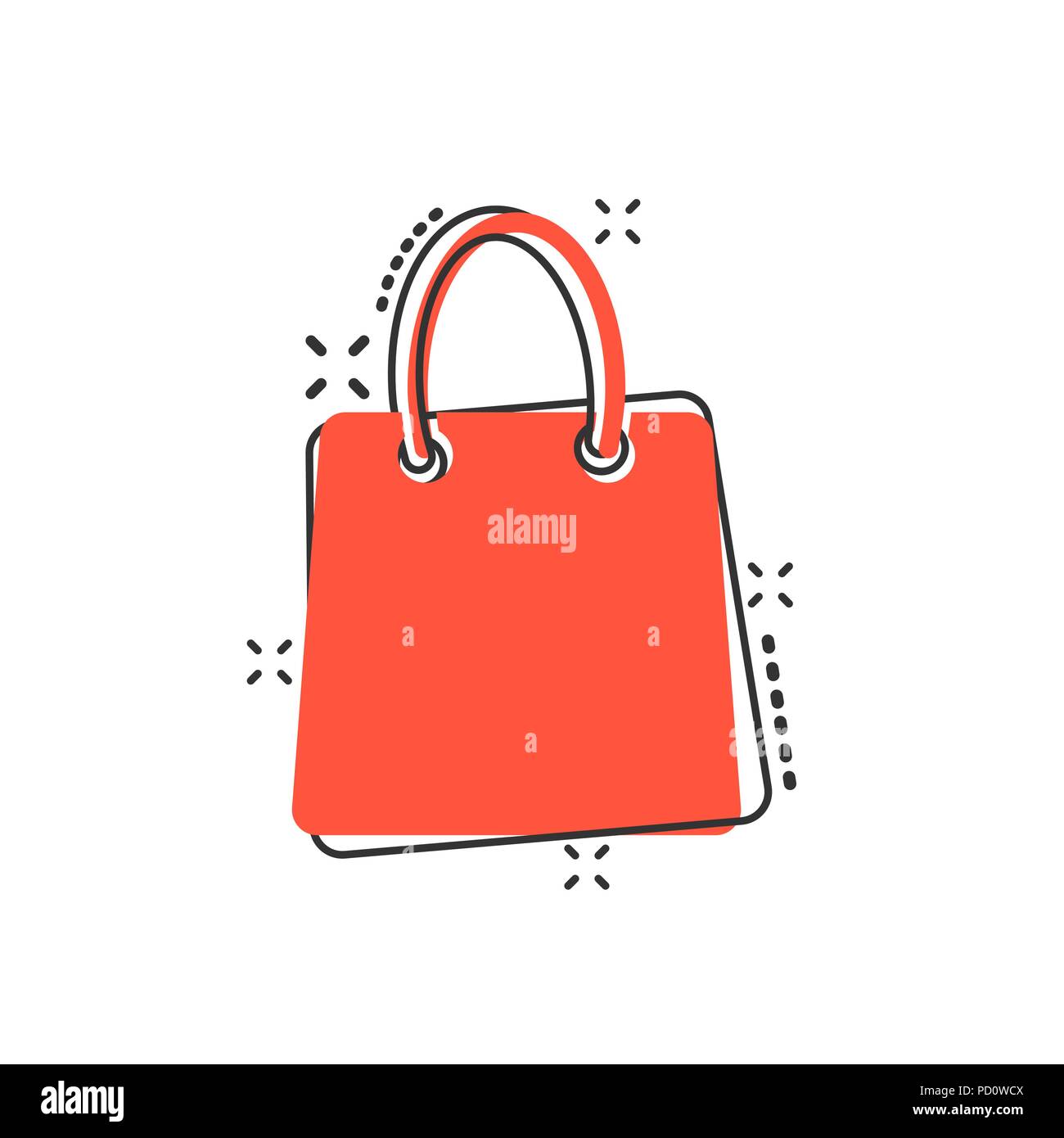 Vektor Cartoon Warenkorb Symbol Im Comic Stil Shop Verkauf Tasche Zeichen Abbildung Piktogramm Geschenk Unternehmen Splash Wirkung Konzept Stock Vektorgrafik Alamy