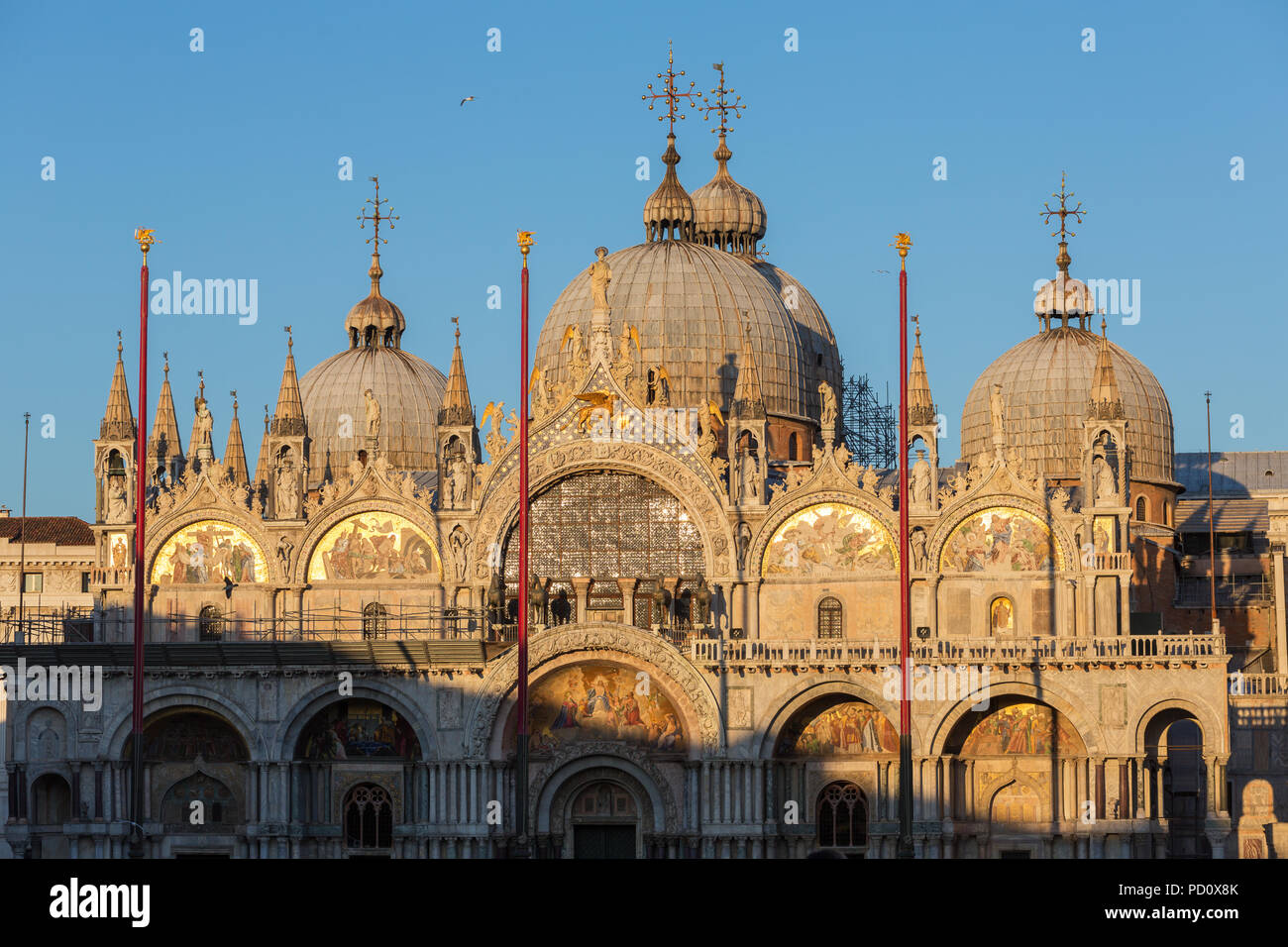 Basilica di San Marco in Venedig, Italien Stockfoto