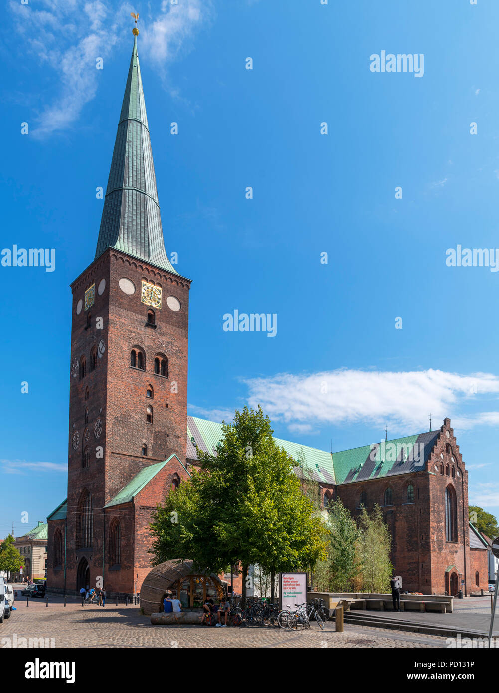 Århus Domkirke (Århus Kathedrale Kirche), Aarhus, Dänemark Stockfoto