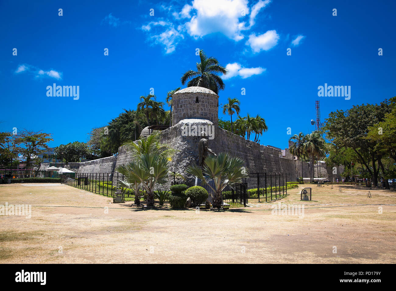 Stein Fort San Pedro in Cebu City, Philippinen. Stockfoto