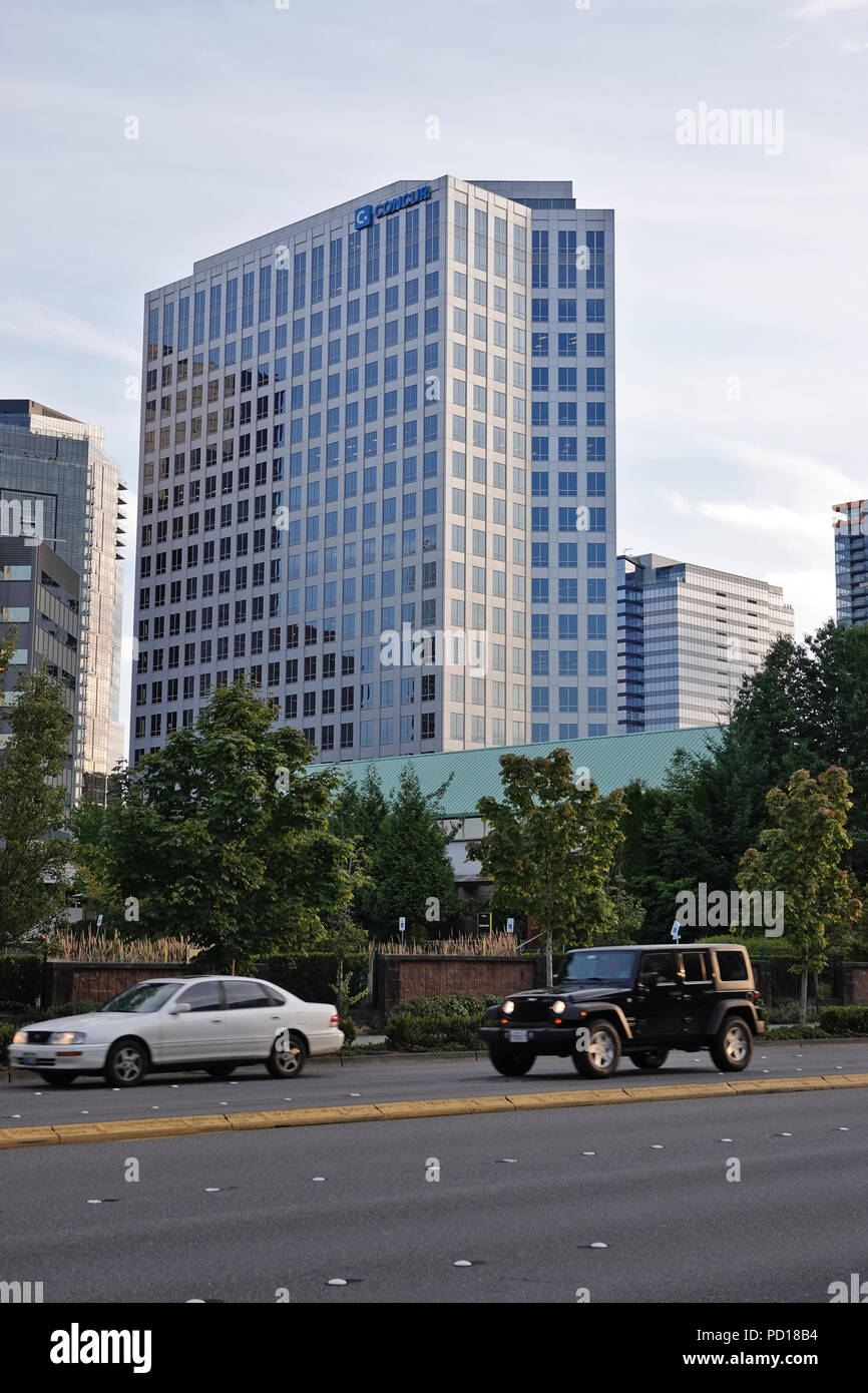 Concur Hauptsitz in Bellevue, WA, USA. August 2018 Stockfoto