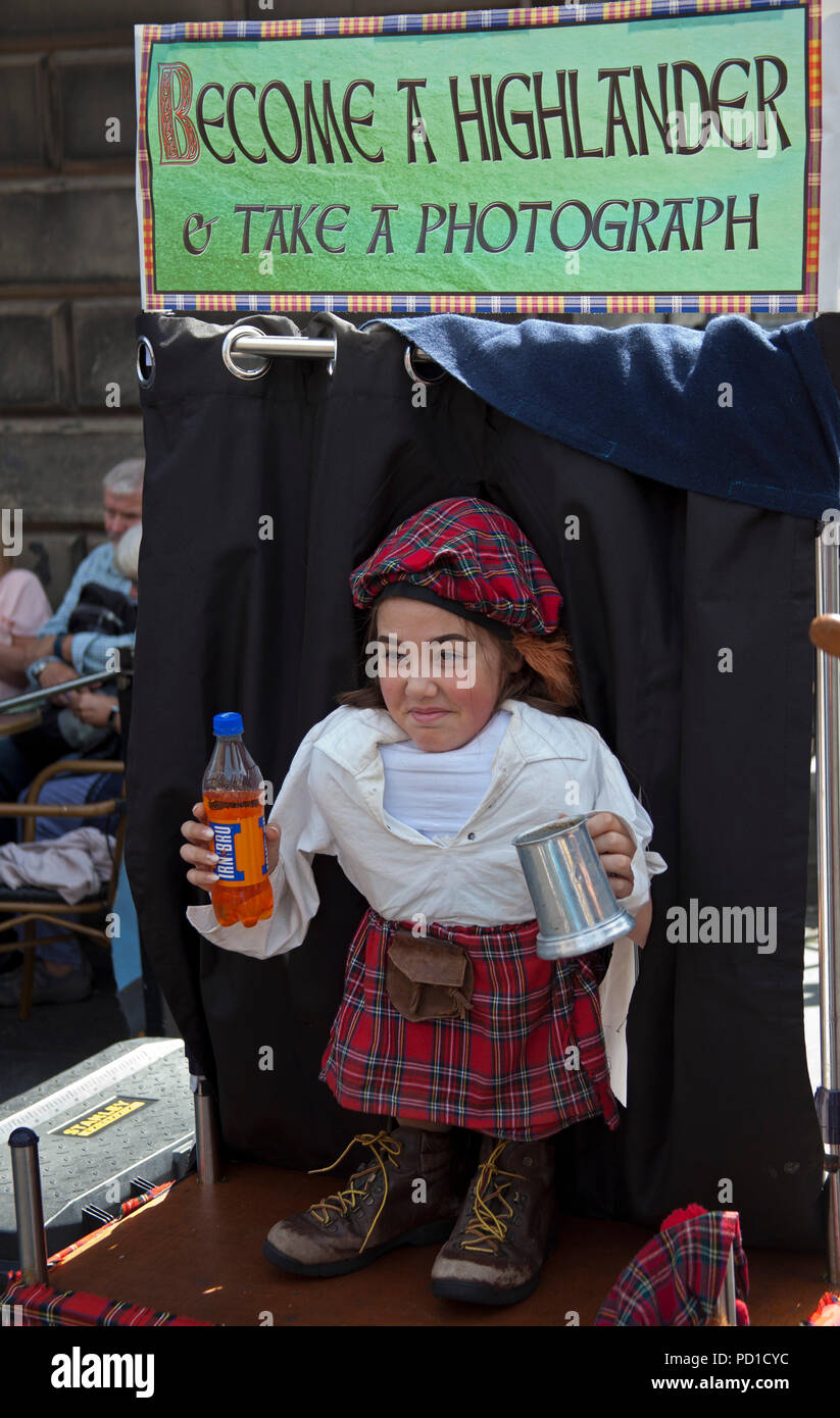 Edinburgh, Großbritannien. 5. August 2018. Edinburgh Fringe Festival, ereignisreichen Wochenende mit guten Publikum für das erste Wochenende der jährlichen Arts Festival, Edinburgh, Schottland, Großbritannien Stockfoto