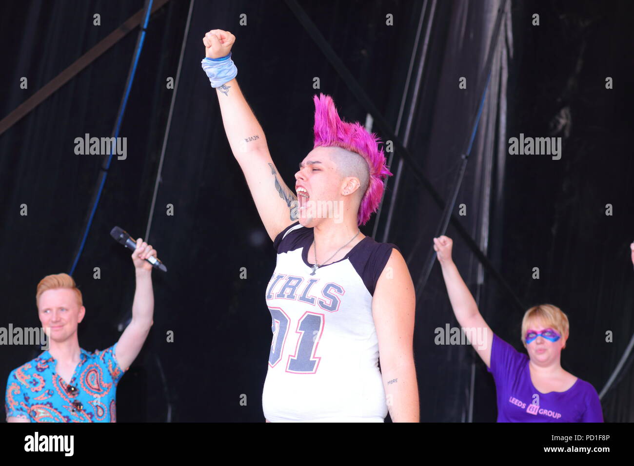 Leeds, Großbritannien. 5 Aug, 2018. Leeds Stolz Credit: Yorkshire Pics/Alamy leben Nachrichten Stockfoto