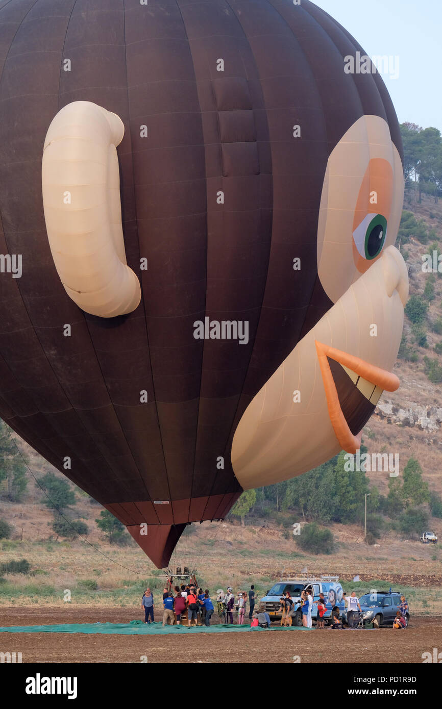 Affengesicht Ballon Stockfoto