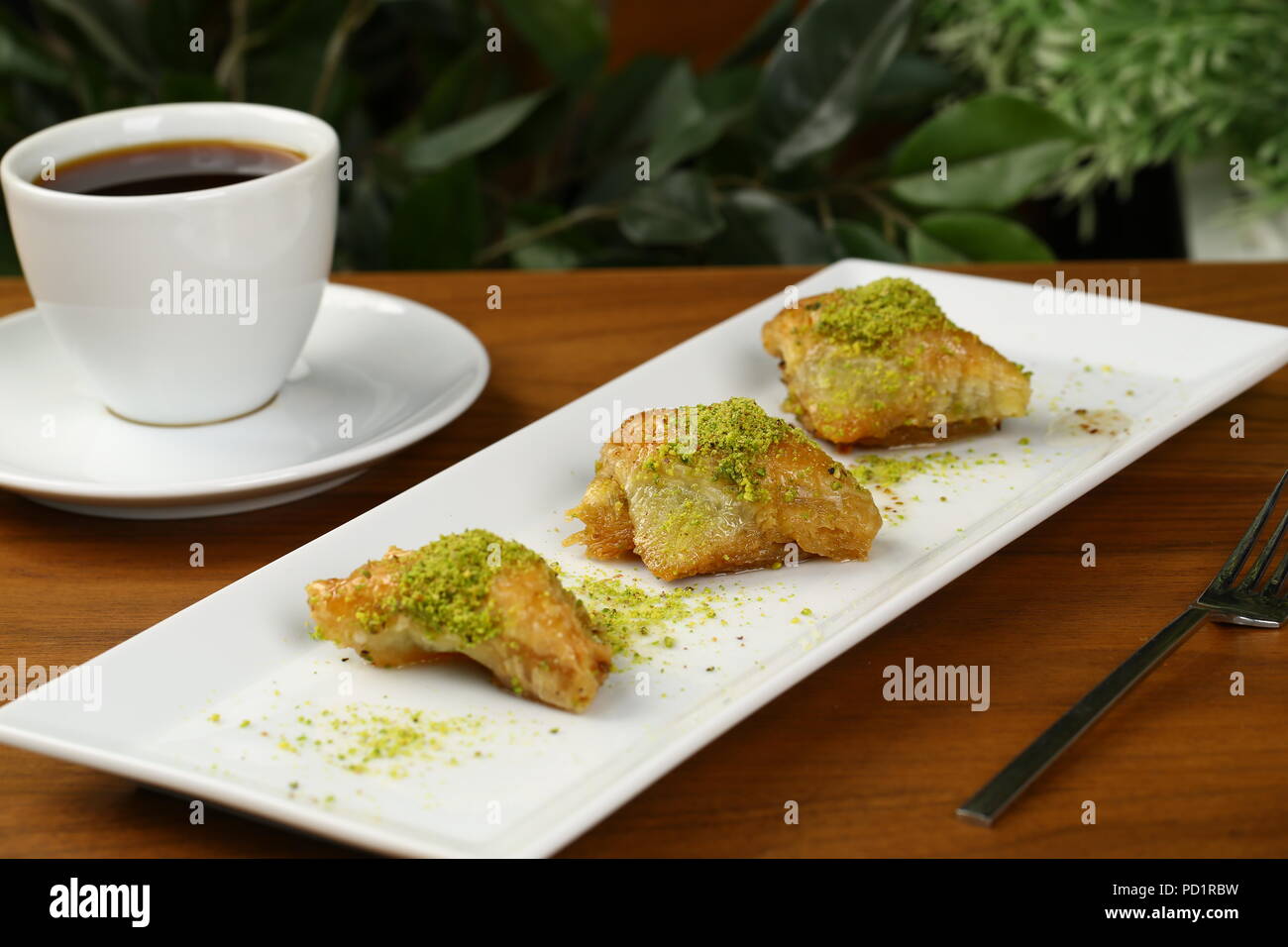 Türkische Süßspeise Baklava - Sobiyet Stockfoto