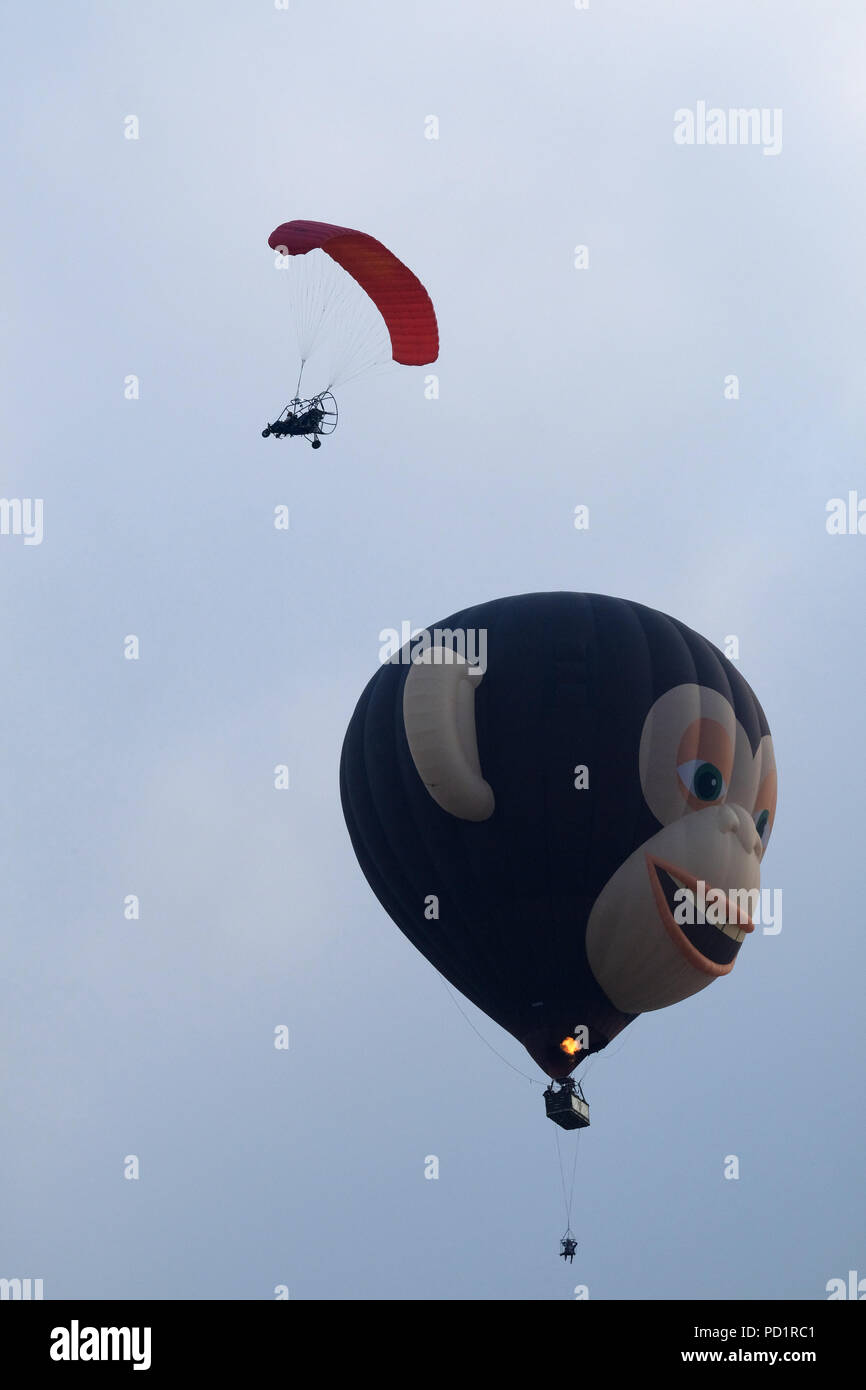 Affengesicht Ballon Stockfoto
