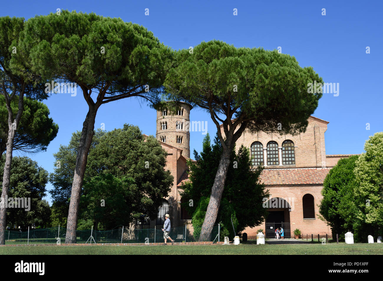 Basilica di Sant Apollinare Nuovo - 6. Jahrhundert Kirche, Ravenna Ravenna Italienisch, Emilia-Romagna, Nordirland, Italien, Stockfoto