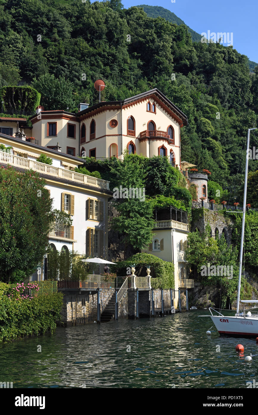 Lago di Como (Comer See) ist ein See von glazialen Ursprungs in der Lombardei Italien Italienisch. Stockfoto