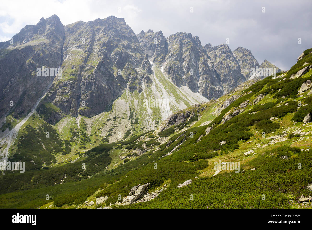 pic Slowakei Landschaft https www alamy de die schone landschaft der hohe tatra vysoke tatry national park slowakei image214560583 html